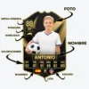 CARTA FUTBOL NEGRA WEB INDICACIONES Carta de Fútbol Personalizada | Black