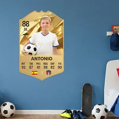 grande web Carta de Fútbol Personalizada | Golden