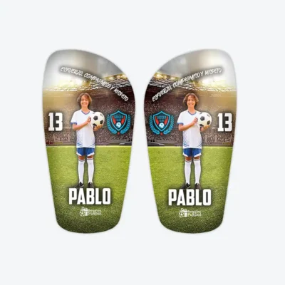 MOCK UP ESPINILLERAS Stadio Día copia Espinilleras Personalizadas con foto | Estadio Dia