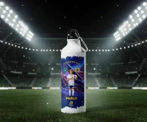 botella_aluminio_blue_galaxy_fondo_estadio Botella de aluminio personalizada con foto | Blue Galaxy