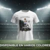 camiseta_pinceladas_fondo_estadio Camiseta blanca de futbol personalizada con foto | Pinceladas