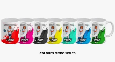colores_disponibles Taza de futbol personalizada con foto | Pinceladas