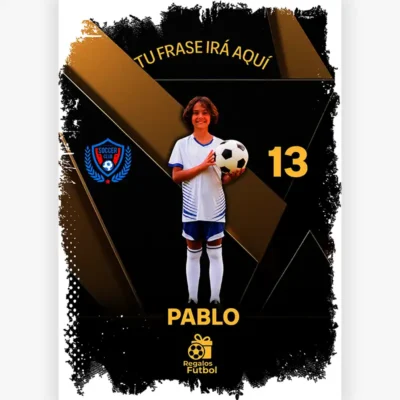 Botella de aluminio personalizada con foto | Black