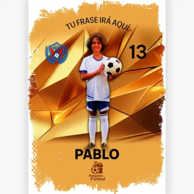 Botella de aluminio personalizada con foto | Golden