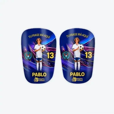 Espinilleras Personalizadas MINI con foto | Blue Galaxy