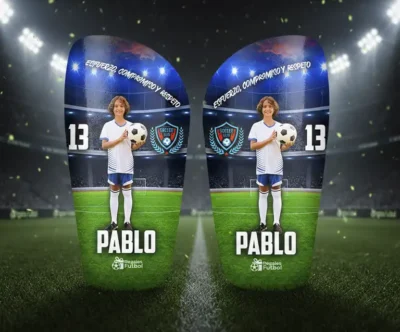 Espinilleras Personalizadas con foto | Estadio Noche