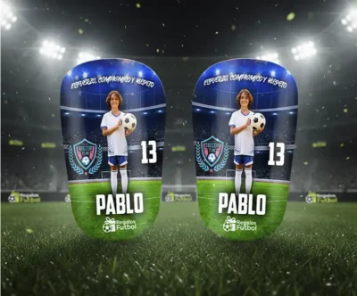 Espinilleras Personalizadas MINI con foto | Estadio Noche