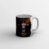 Taza de futbol personalizada con foto | Black