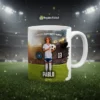 Taza de futbol personalizada con foto | Estadio Día